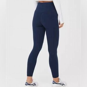 OFFLINE by Aerie Real Me 7/8 Hi-Rise Navy Blue Leggings Large (short inseam)